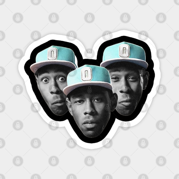 Tyler Collage Faces Magnet by Tandit Store