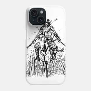 Samurai on a Horse #2 Phone Case