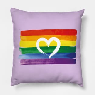 Love Has No Gender (pocket flag version) Pillow