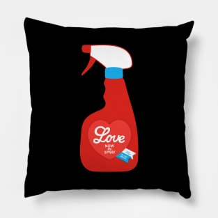 Love - now in spray - Red Pillow