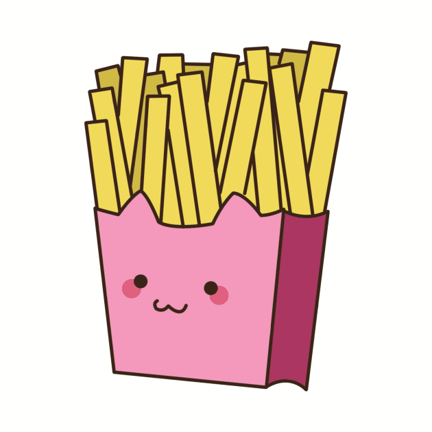 Cat French Fries by mintcorner