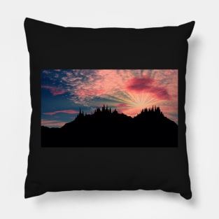 Light Beyond the Trees Pillow