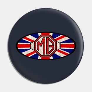 MG cars Oval Porcelin Pin