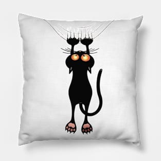 Cat Hanging Around Pillow