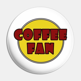 Coffee Fan Pin