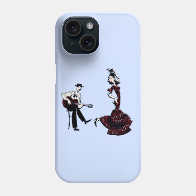 Flamenco Phone Case by doniainart