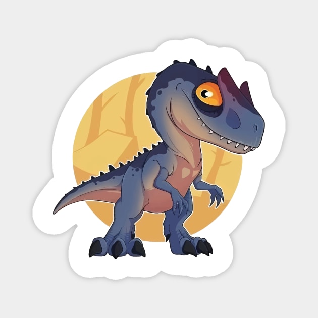 Colorful Dino Magnet by WorldDinosaurs