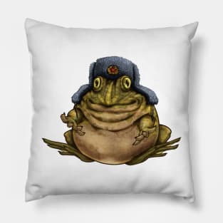 Comrade Frog Pillow