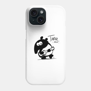 Tapir-lele Funny Cute Musical Hawaii Tapir with Ukulele Phone Case
