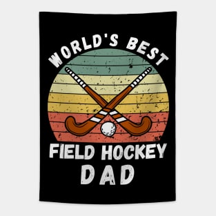World's Best Field Hockey Dad Tapestry