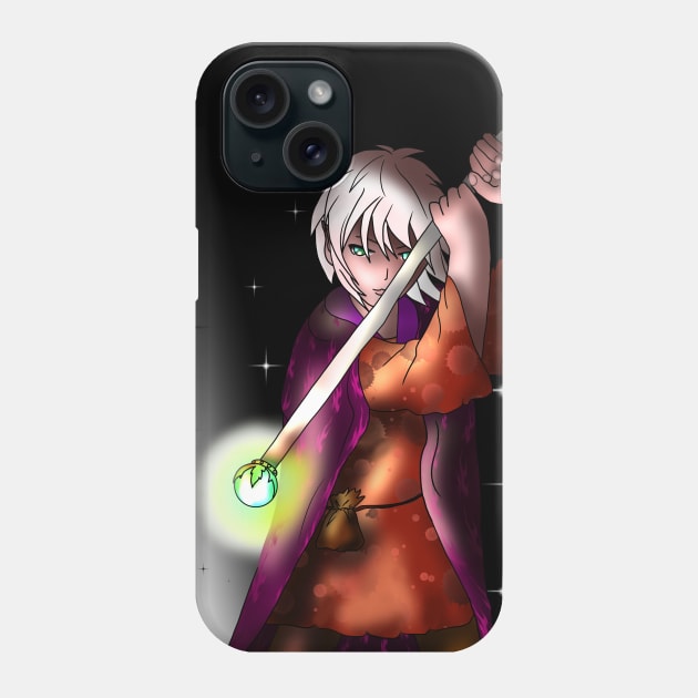 elf wizard for dnd and anime fans Phone Case by cuisinecat