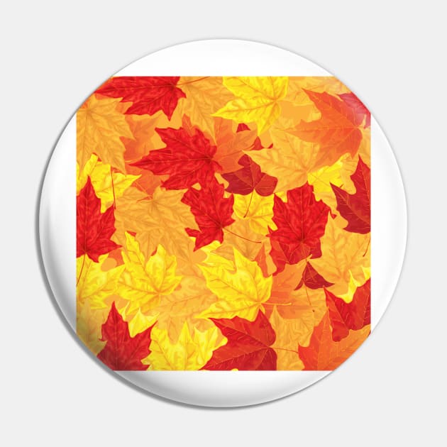 Maple leaves Pin by katerinamk