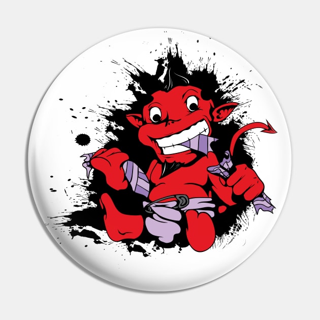 Devil Breakthrough Pin by MarinasingerDesigns