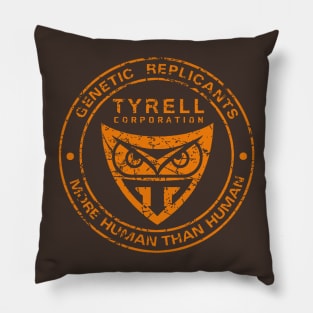 Genetic Replicants | Tyrell Corporation | Distressed Style Pillow