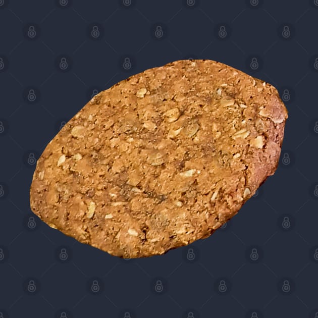 Sweet Food Anzac Oat Cookie by ellenhenryart