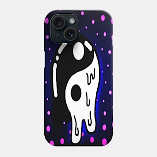 Yin and Yang Dotted Purple Artwork Phone Case