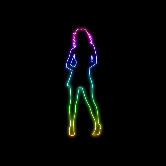 Neon Light Dancer by podartist