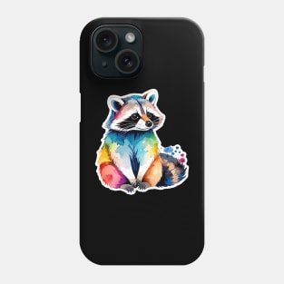 Raccoon Watercolor Phone Case