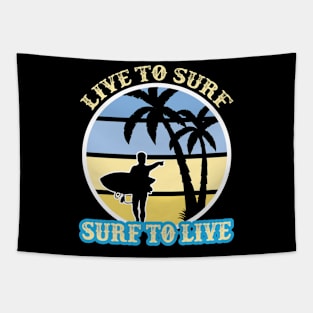 love surfboard wave ocean sea beach sunset Tapestry