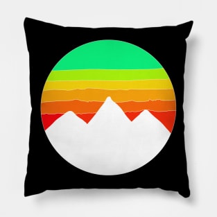 Mountains Sunset Pillow