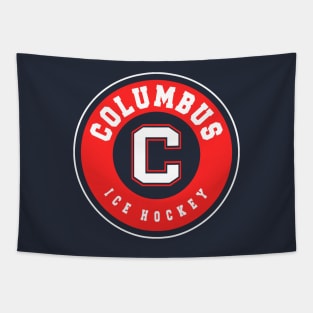 Columbus ice hockey Tapestry