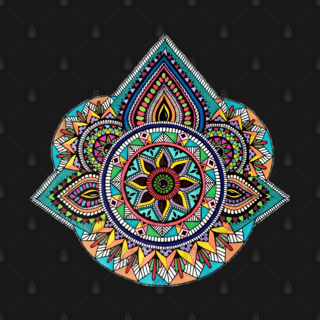 Rainbow Mandala by Art by Rory 