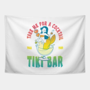 tiki bar Tapestry