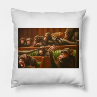 Banksy Devolved Parliament Art Pillow