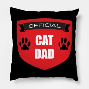 Official Cat Dad Pillow