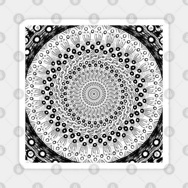 Mandala 8 Magnet by EshiPaints