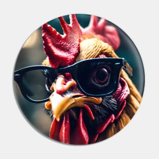 Rooster Pin