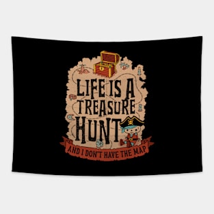 Pirate Life Treasure - Funny Irony Gift Tapestry