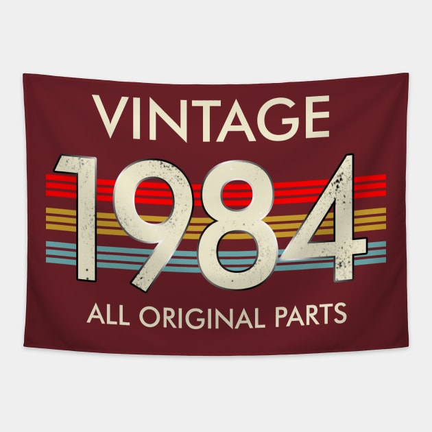 Vintage 1984 All Original Parts Tapestry by louismcfarland