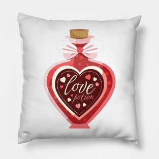 Love Potion (Dark Red) Pillow