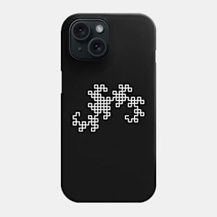 Dragon Curve Fractal Phone Case