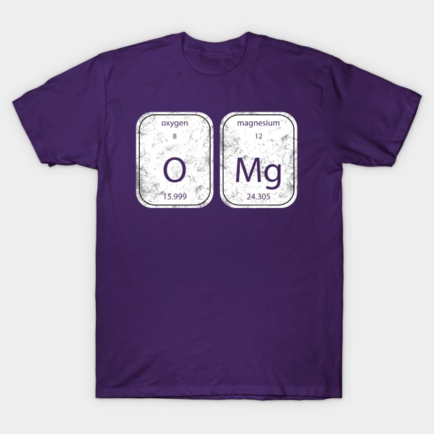 Oh My God Periodic Table Oxygen Magnesium - Omg - T-Shirt | TeePublic