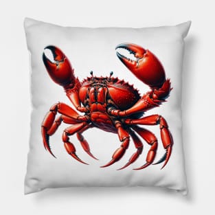 Christmas Island crab - natural history art Pillow