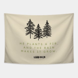 Inspirational Bible verse Isaiah Tapestry