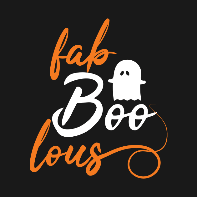 Fab-Boo-Lous Halloween T-shirt by Yazdani Hashmi