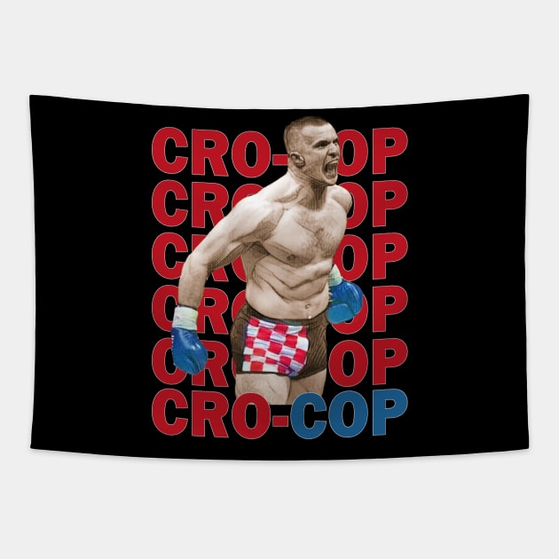 Crocop Screaming Tapestry by FightIsRight