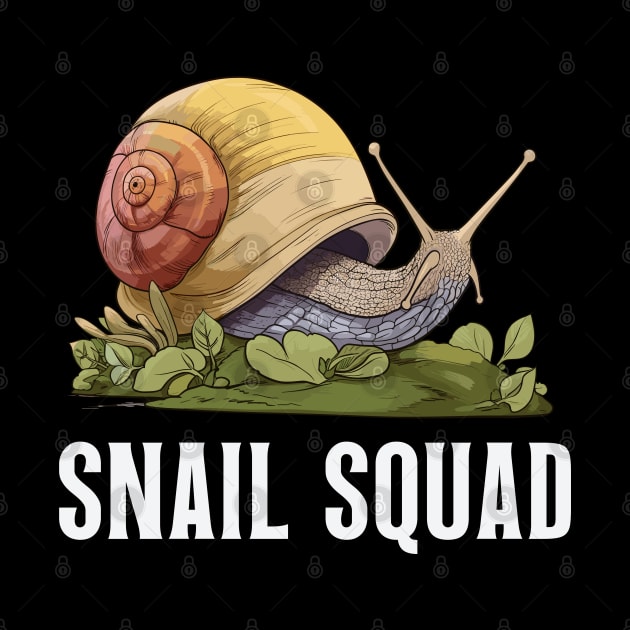 Snail Squad by Infinitee Shirts