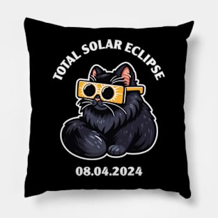 Total Solar Eclipse Totality April 8, 2024 Great American Eclipse Pillow