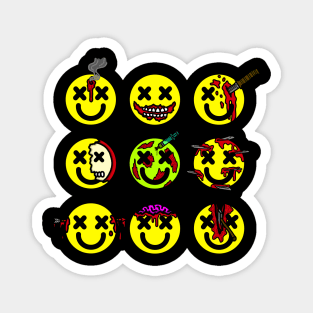 Smiley Face Death Magnet