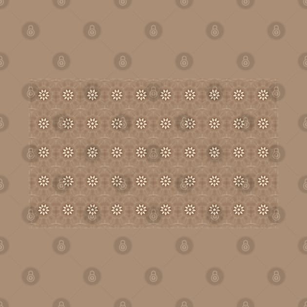 Brown Flowers Pattern by wagnerps