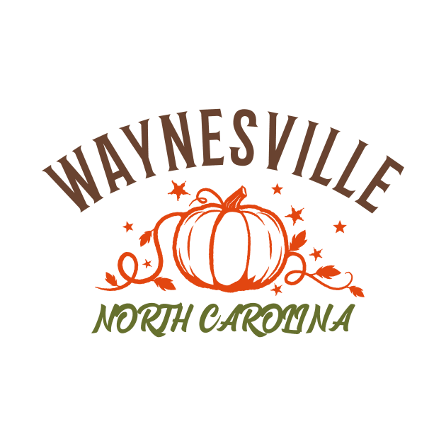 Waynesville, North Carolina Fall by Mountain Morning Graphics