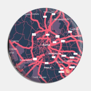 Rome colour map Pin