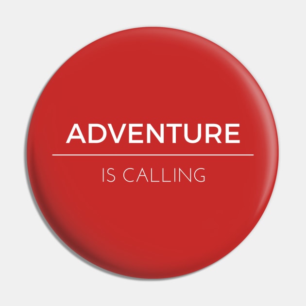 Adventure is Calling Pin by winsteadwandering