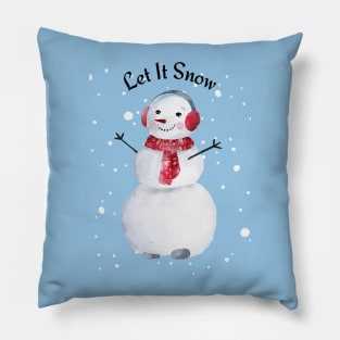 Christmas Sweater Let It Snow Pillow