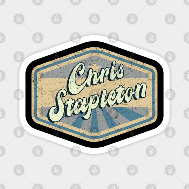 vintage Chris Stapleton Magnet by KOKOS PAPA