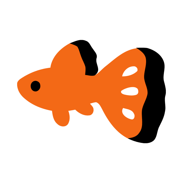 Orange Goldfish Emoticon by AnotherOne